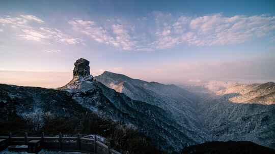 梵净山日落