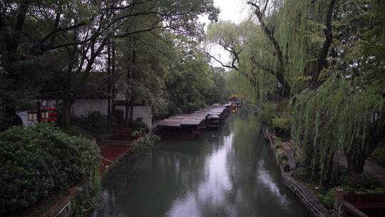 浙江湖州南浔古镇江南水乡风景