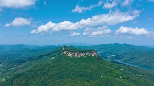 辽宁桓仁五女山云海航拍延时