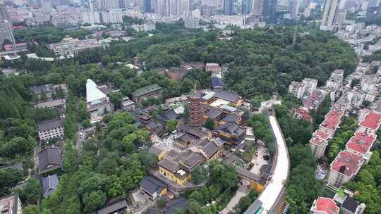 江苏南京鸡鸣寺玄武湖航拍