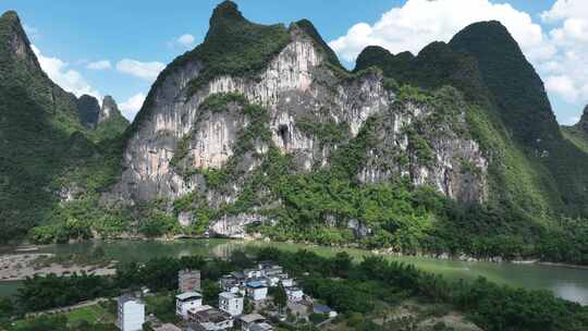 桂林山水延时航拍