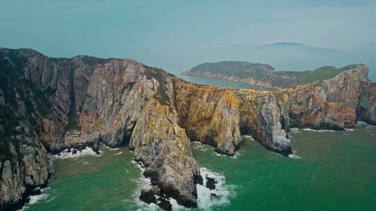 高清实拍福建霞浦四礵列岛大海岛屿