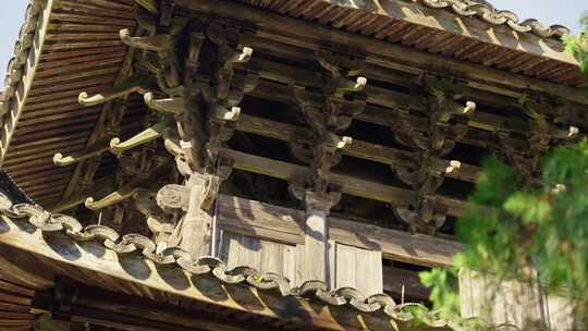 浙江丽水景宁畲族自治县云中大漈时思寺建筑