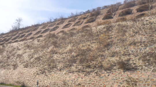 风景 沿途 高速公路 大山 秋天