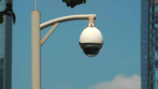 城市公共安全监控摄像头
