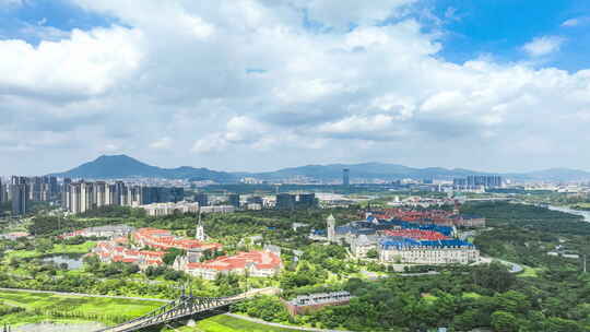 东莞华为松山湖基地视频素材模板下载