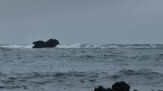 海南龙门激浪海岸航拍