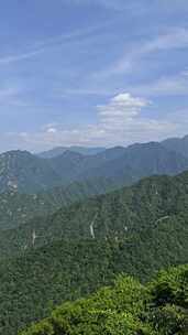 陕西西安秦岭终南山南五台夏天自然景观