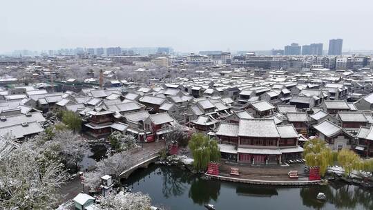 极品洛阳地标合集4K雪景航拍