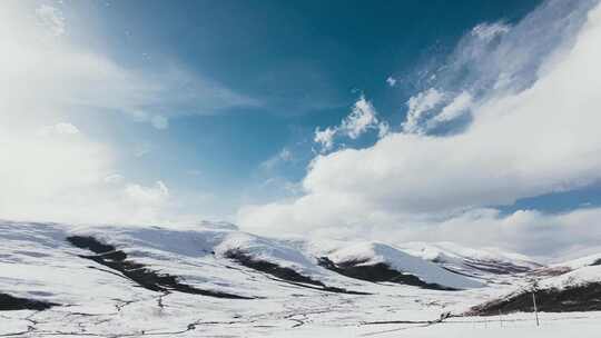 川西雪景延时