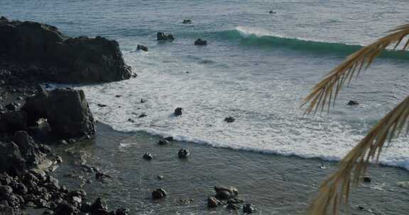 特内里费岛，海洋，波浪，石头