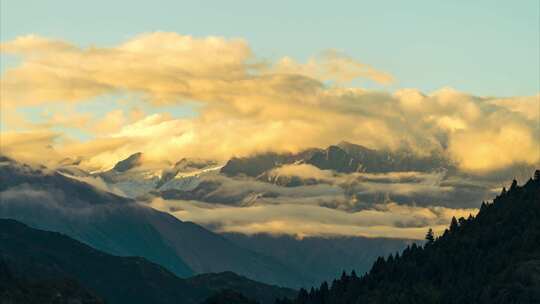 昌都雪山延时