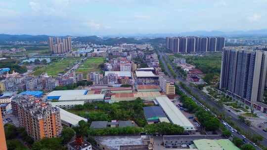 惠州马安 城市风光 大气 航拍视频素材模板下载