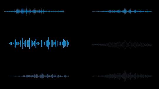 带通道动态音频波形AE视频素材教程下载