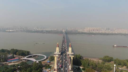 航拍南京城市宣传片地标建筑