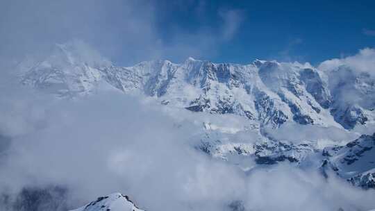 延时4K川藏线川西雪山