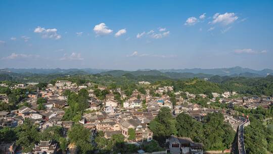 贵州贵阳青岩古镇5A景区延时摄影