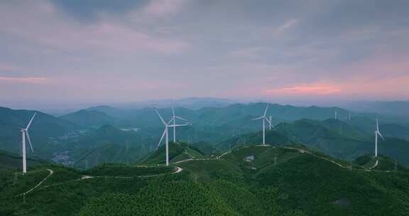 高山风力发电风力发电机湖州九龙山