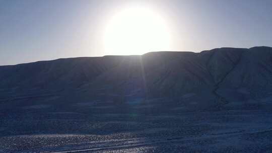 清晨山区雪景合集