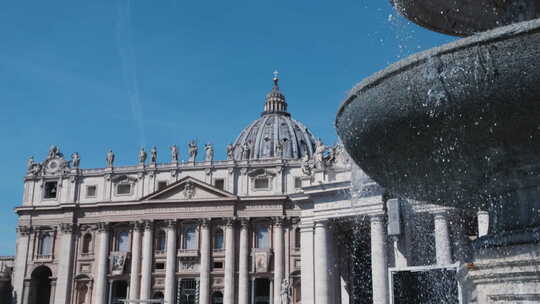 梵蒂冈城的喷泉