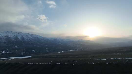 冬季雪山航拍特写合集02