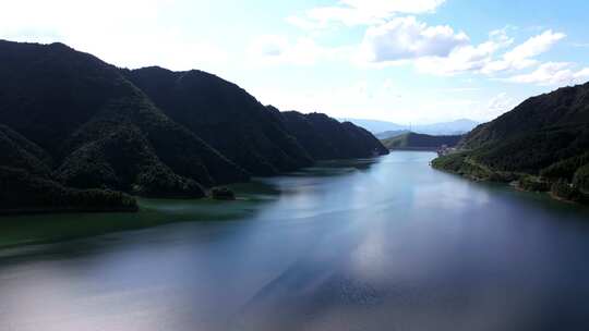 永州江华涔天河水库航拍