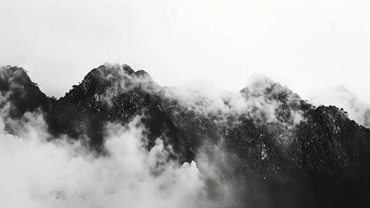 意境山水水墨山水风景