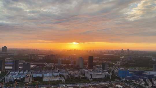 合肥城市朝霞