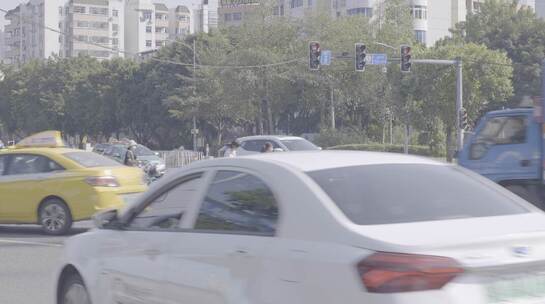 十字路口   车流人流  空镜头