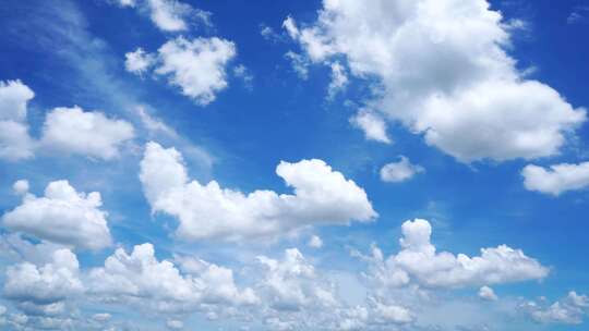 蓝天白云延时天空云朵变化唯美风景云卷云舒视频素材模板下载