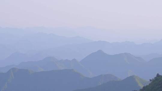 杭州临安大明山牵牛岗群山风景