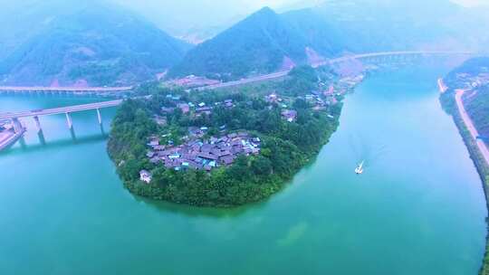 清水江 游船 巡逻船 河流 大江大河山水