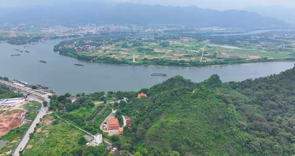 4K航拍英德市南山风景区