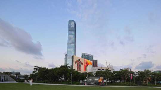4K实拍香港西九艺术公园M+博物馆视频素材模板下载