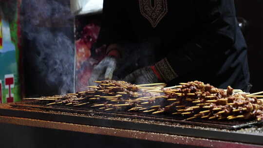 羊肉串 烤串 新疆羊肉串 新疆烤串 新疆