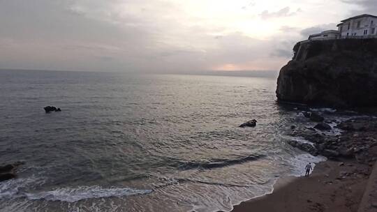 海滩海浪景观