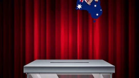 澳大利亚投票箱视频素材模板下载