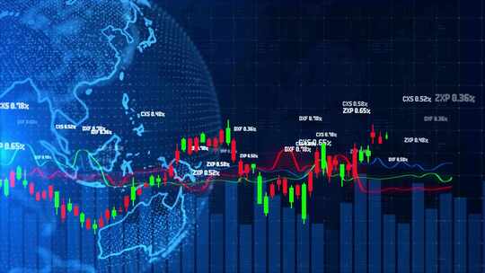 外汇交易投资者、金融分析师股市图表精美的