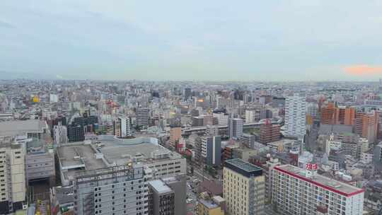 日本 大阪城市全景 大阪市区 0162