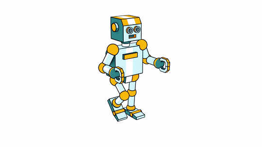 简单的玩具机器人——行走循环。