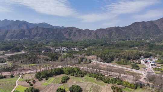 桂林兴安县白石乡田园山景