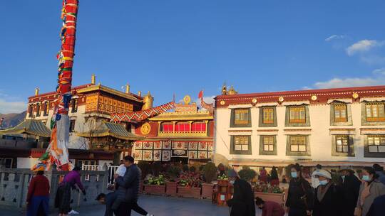 西藏大昭寺人文风光
