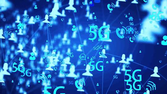 5G网络连线科技背景