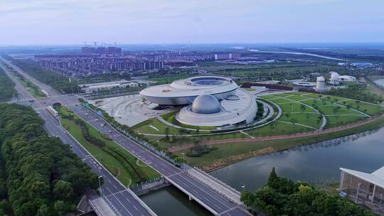 上海天文馆 上海地标 上海滴水湖