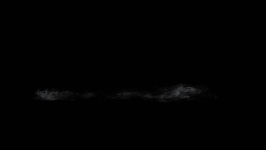 黑色背景烟雾特效