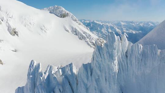 雪山山脉4K-02视频素材模板下载