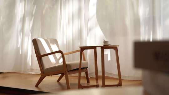 创意光影椅子思考 光阴回忆