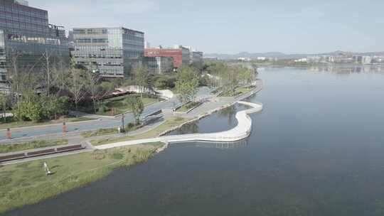 天府新区 兴隆湖 浮水廊 湖岸 走廊