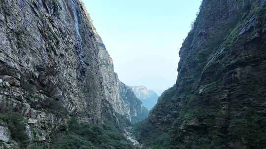 庐山风景区山峰岩石航拍山脉山丘山岭山陵