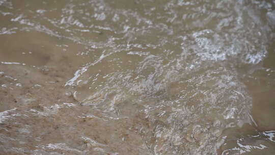 河流 流水 水面 奔流 江河 波涛 波浪翻滚视频素材模板下载